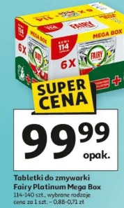 Fairy Platinum Mega Box tabletki do zmywarki