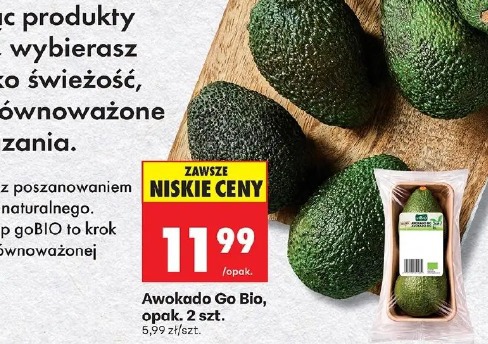 Awokado Go Bio, opak.