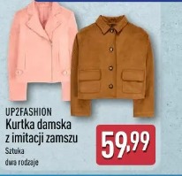 Kurtka damska z imitacji zamszu