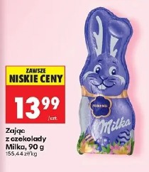 Zając z czekolady Milka