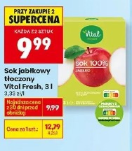 Sok jabłkowy tłoczony Vital Fresh