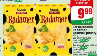 Ser Serenada Radamer Spomlek plastry