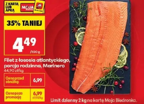 Filet z łososia atlantyckiego, porcja rodzinna Marinero