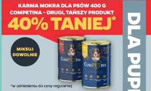 Karma mokra dla psów Competina