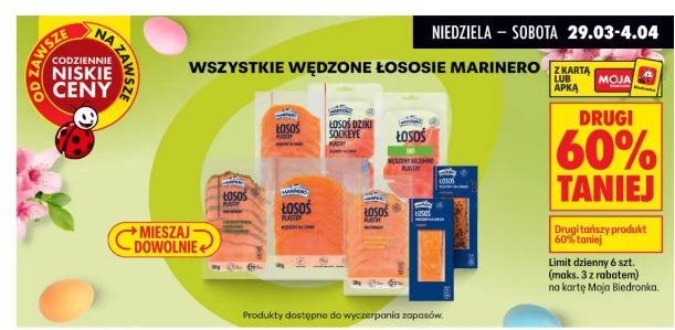 Wszystkie wędzone łososie Marinero