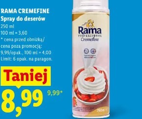 Rama Cremefine Spray do deserów