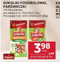 Sokoliki foodbołówki, paróweczki Sokołów