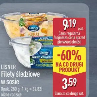 Lisner Filety śledziowe w sosie