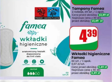 Famea Wkładki higieniczne