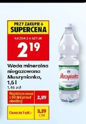 Woda mineralna niegazowana Muszynianka