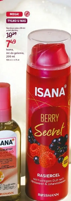 Isana żel do golenia