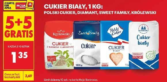 Cukier biały polski cukier, diamant, sweet family, królewski