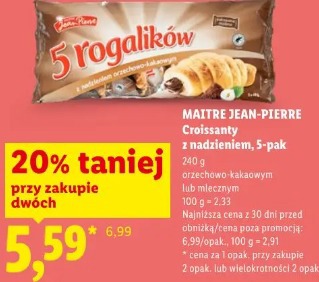 Maitre Jean-Pierre Croissanty z nadzieniem, 5-pak