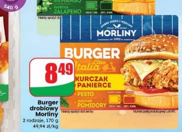Burger drobiowy Morliny