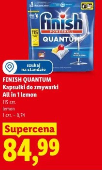 FINISH QUANTUM Kapsułki do zmywarki 