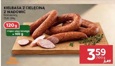 Kiełbasa z cielęciną z Wadowic Dobrowolscy