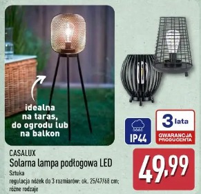 Casalux Solarna lampa podłogowa LED