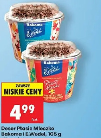 Deser Ptasie Mleczko Bakoma i E.Wedel