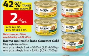 Karma mokra dla kota Gourmet Gold