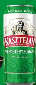 Piwo niepasteryzowane Kasztelan