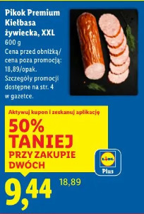 Pikok Premium Kiełbasa żywiecka, XXL