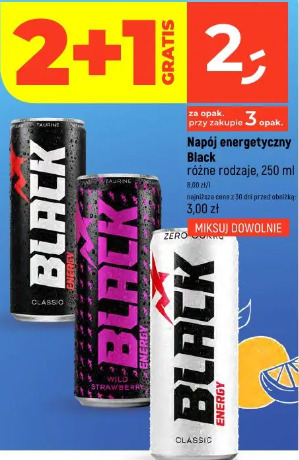 Black napój energetyczny