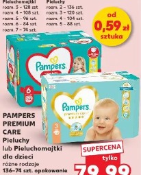Pampers Premium Care Pieluchomajtki lub pieluchy