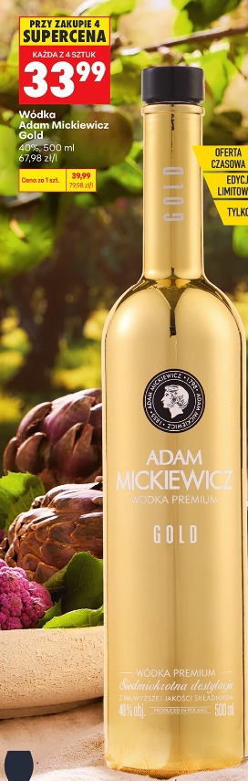 Wódka Adam Mickiewicz Gold