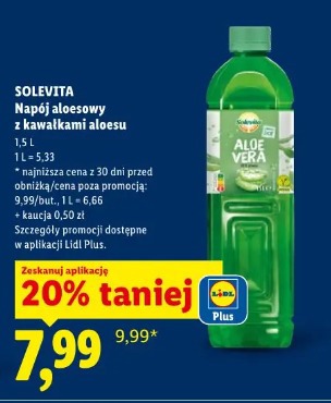 Solevita Napój aloesowy z kawałkami aloesu