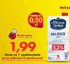 Mleczna Dolina mleko UHT 3,2%