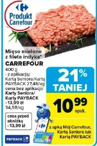 Mięso mielone z fileta indyka CARREFOUR