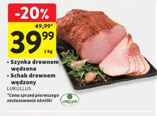 Szynka drewnem wędzona LUKULLUS