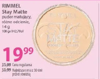 Rimmel Stay Matte puder matujący
