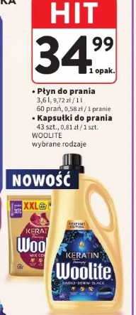 Płyn do prania Kapsułki do prania Woolite