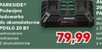 Parkside Podwójna ładowarka do akumulatorów