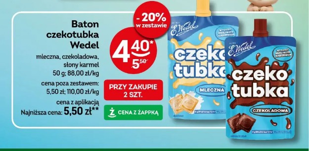 Baton czekotubka Wedel