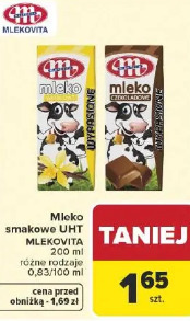 Mleko smakowe UHT MLEKOVITA
