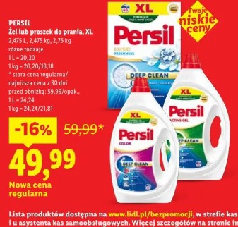 Persil Żel lub proszek do prania XL