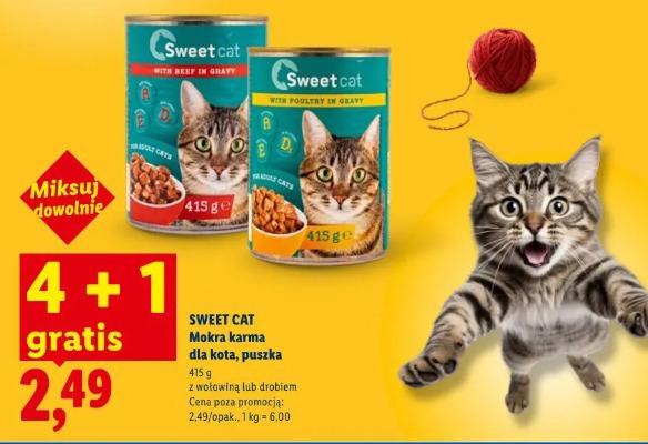 Sweet Cat Mokra karma dla kota, puszka