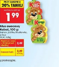 Mus owocowy Kubuś