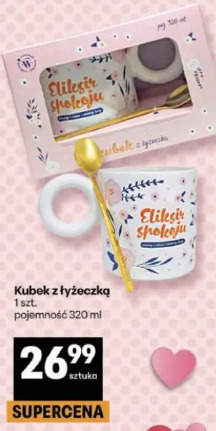 Kubek z łyżeczką