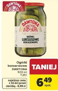 Ogórki luksusowe konserwowe Dawtona