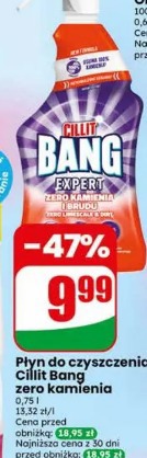 Płyn do czyszczenia Cillit Bang zero kamienia