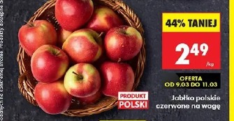Jabłka polskie czerwone