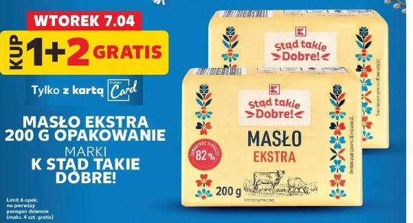 Masło ekstra marki K Stąd takie dobre!