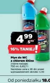 Płyn do WC z chlorem Shine
