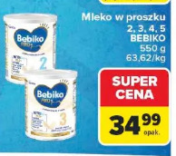 Mleko w proszku Bebiko 2, 3, 4, 5