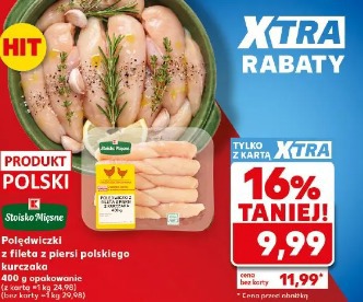 Polędwiczki z fileta z piersi polskiego kurczaka