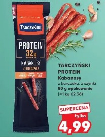 Tarczyński Protein kabanosy z kurczaka, z szynki