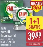 Kapsułki do zmywarki Fairy 1+1
